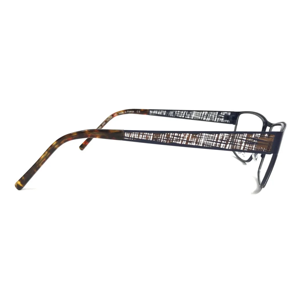 J.F. Rey Eyeglasses Frames JF2586 2090 Matte Brown Blue Square 55-18-145